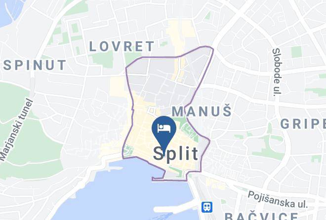 Split - Riva Luxury Suites Aljesijina 2 Maps