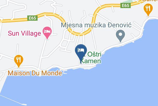 Herceg Novi - Riva Residence Maps