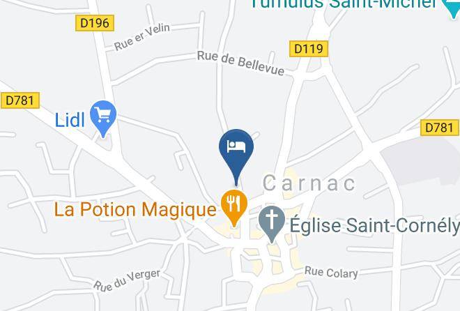 Morbihan - Rivages Chambres D'hotes Carnac Maps