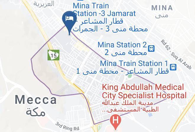 Mecca - Rivan Al Mashaer Hotel Maps