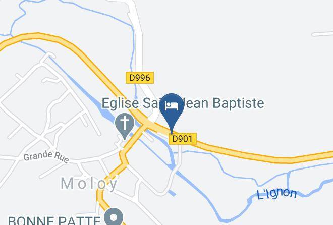 Cote D Or - Rive Gauche A Moloy Maps