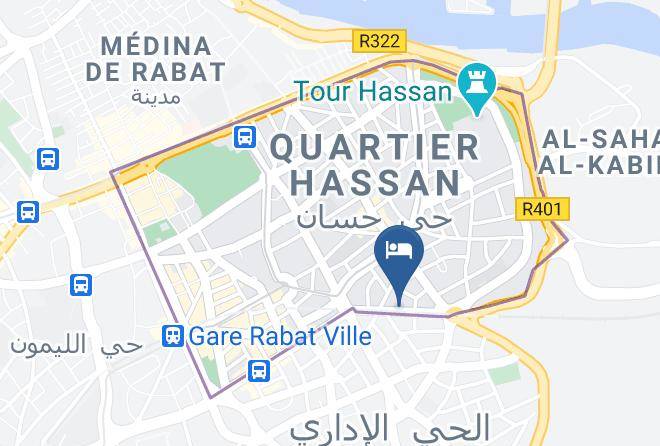 Rabat - Rive Hotel Maps