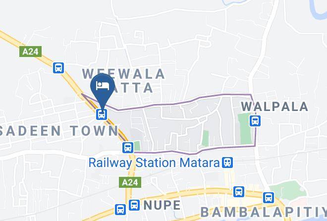 Galle - River Bank Resort Maps