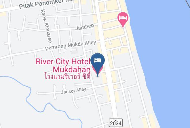 Amphoe Mueang Mukdahan - River City Hotel Mukdahan Maps