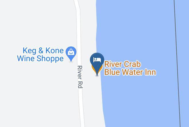 River Crab Blue Water Inn Map
