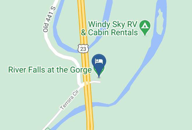 River Falls At The Gorge Map