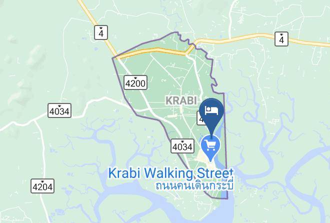 Mueang Krabi District - River Front Hotel Maps