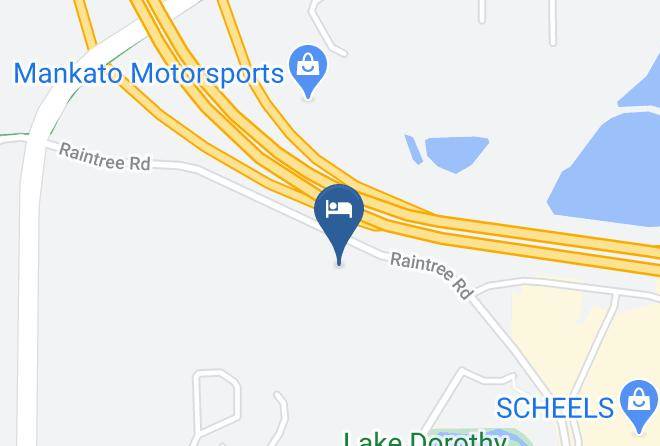 Blue Earth - River Hills Hotel Maps