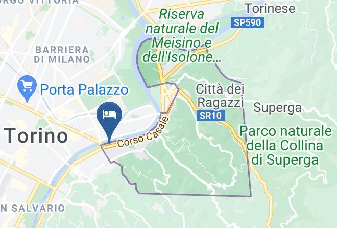 Turin - Albergo River Maps