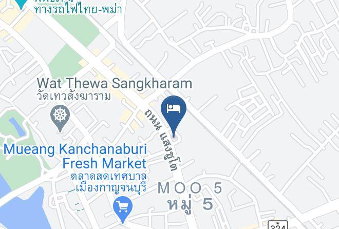 Amphoe Mueang Kanchanaburi - River Inn Hotel Maps