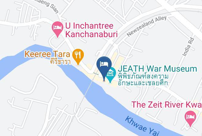 Amphoe Mueang Kanchanaburi - River Kwai View Hotel Maps