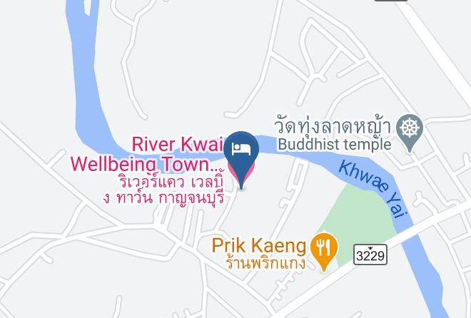 Amphoe Mueang Kanchanaburi - River Kwai Wellbeing Town Resort Kanchanaburi Maps