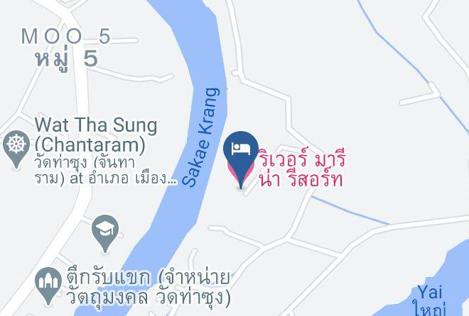Amphoe Mueang Uthai Thani - River Marina Resort Maps