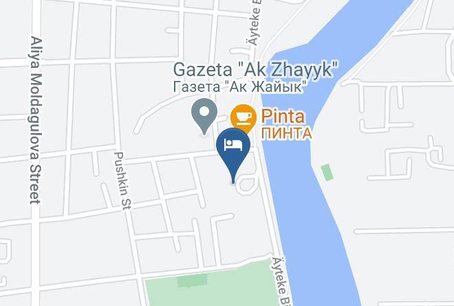 Atyrau - River Palace Hotel Maps
