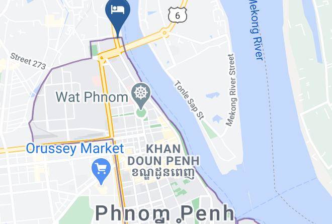 Doun Penh - River Palace Hotel Maps