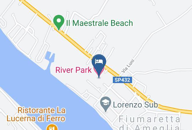 La Spezia - River Park Hotel Maps
