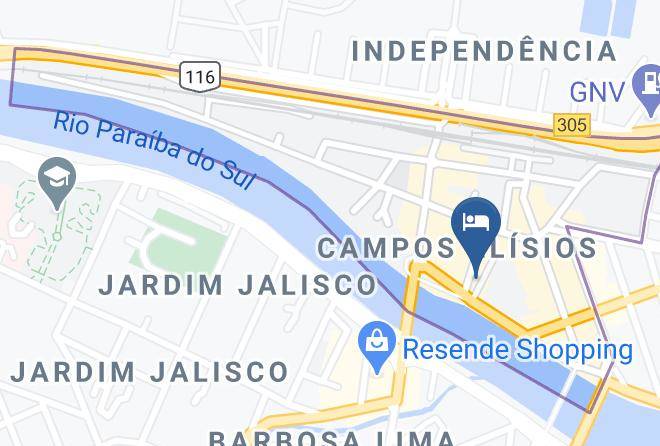 Resende - River Park Hotel Maps