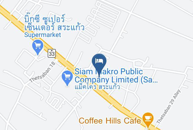 Amphoe Mueang Sa Kaeo - River Resort & Spa Maps