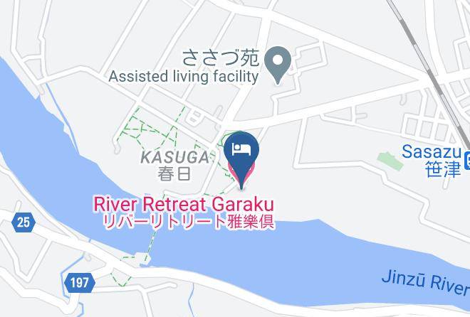 Toyama City - River Retreat Garaku Maps