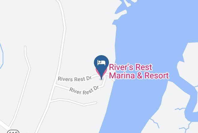 Charles City - River's Rest Marina & Resort Maps