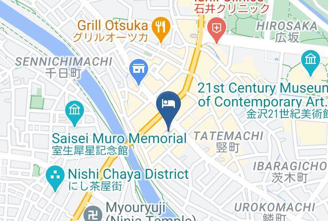Kanazawa City - River Side Stay Kanazawa Maps