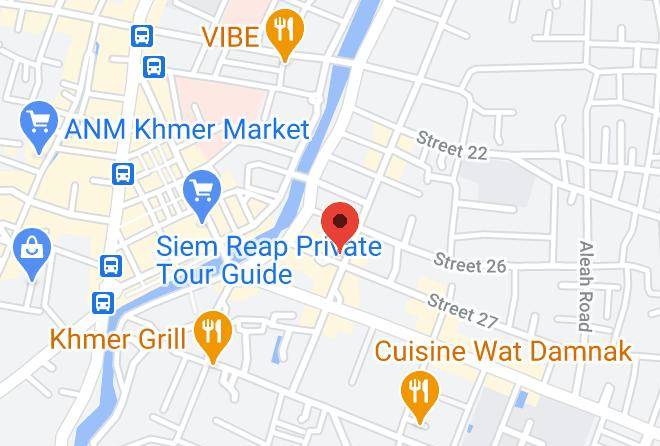 River Smith Residence Karte - Siem Reap - Siem Reab Town