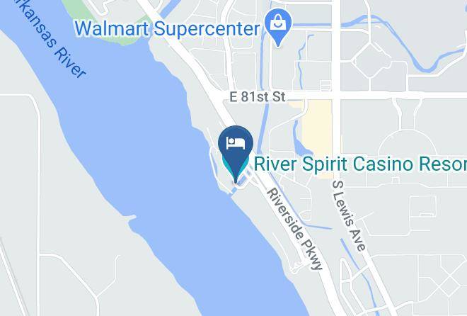 Tulsa - River Spirit Casino Resort Maps