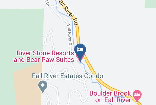River Stone Resorts And Bear Paw Suites Map