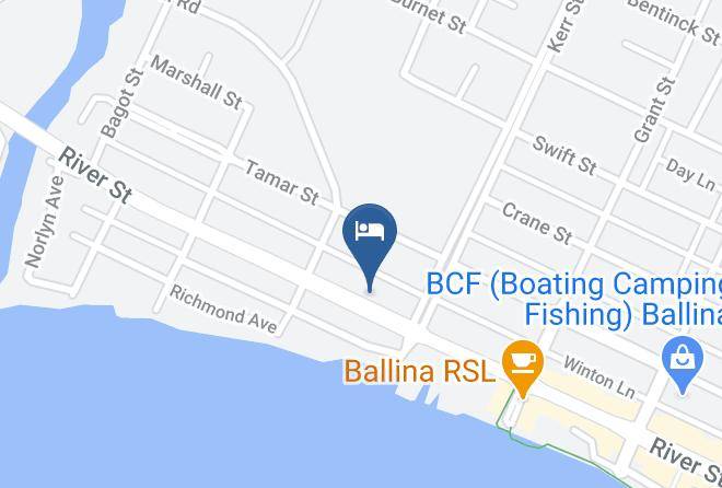 Ballina - River Street Motel Maps