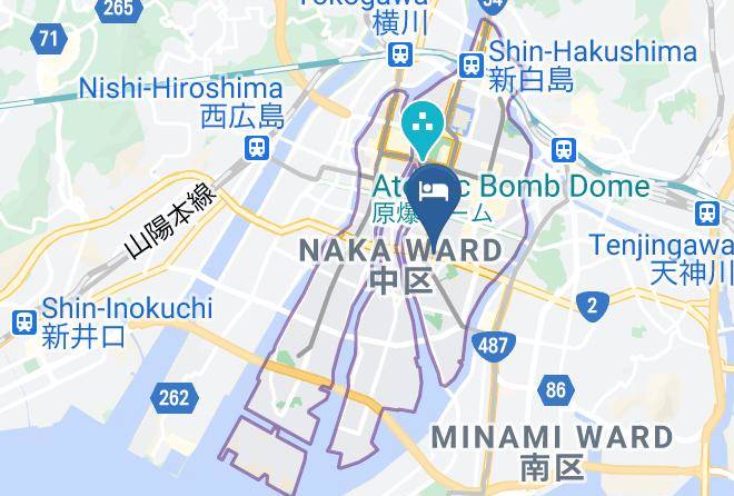Hiroshima City Naka Ward - River Suites Hiroshima Maps