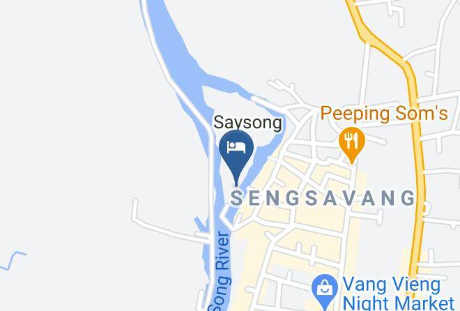 Vangvieng - River View Bungalows Maps