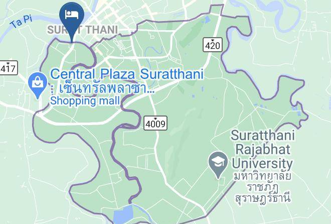 Amphoe Mueang Surat Thani - River View Hotel Maps