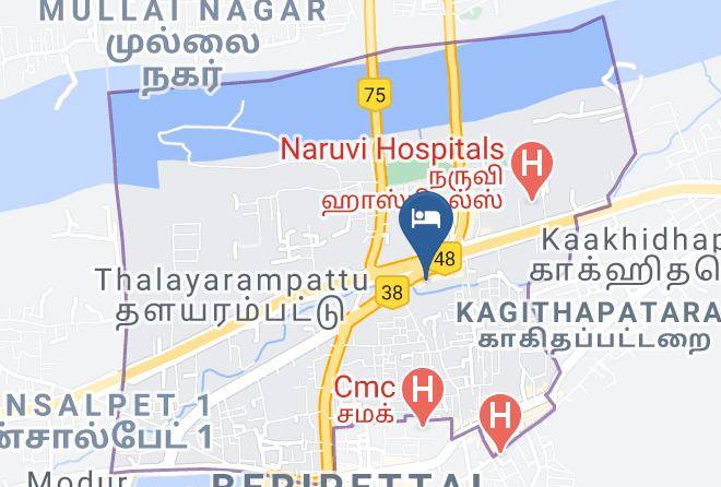 Vellore - River View Hotel Maps