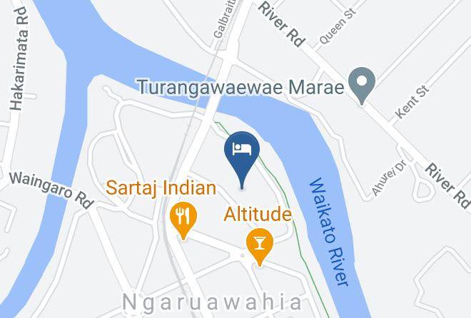 Ngaruawahia - Riverbed Motel Maps