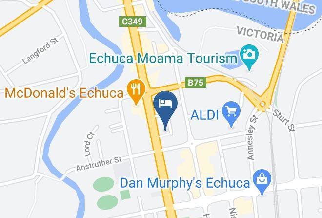 Campaspe - Riverboat Lodge Motor Inn Echuca Maps