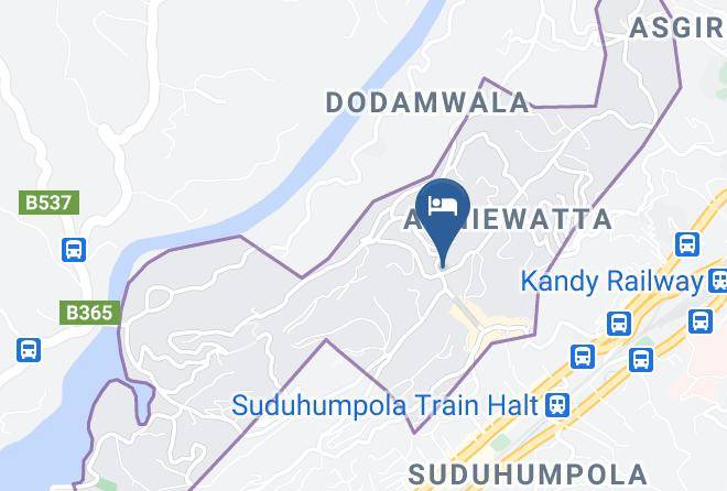 Kandy - Riverdale Hotel Kandy Maps
