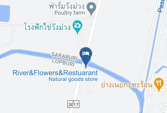 Amphoe Phatthana Nikhom - River&flowers Resort Maps