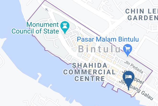 Bahagian Bintulu - Riverfront Cafe Maps