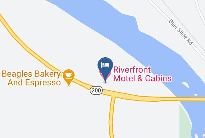 Sanders - Riverfront Motel & Cabins Maps