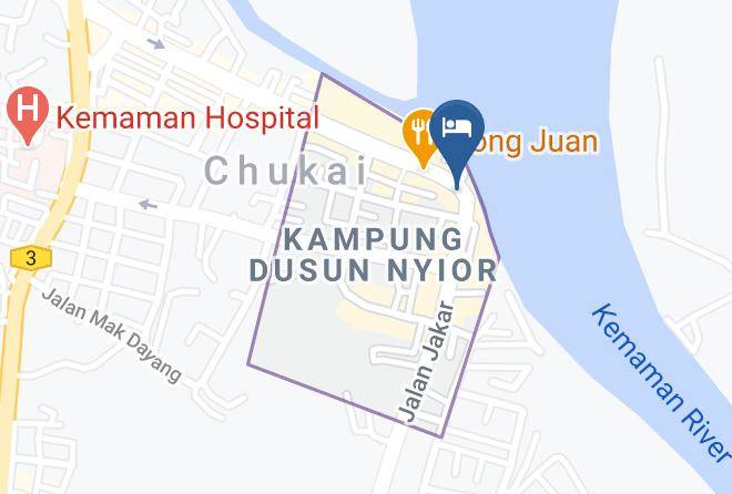 Kemaman - Riverine Garden Hotel Maps