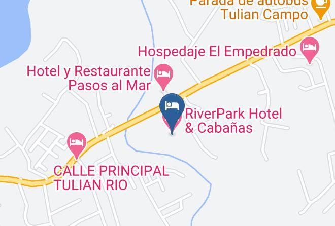 Omoa - Riverpark Hotel & Cabanas Maps