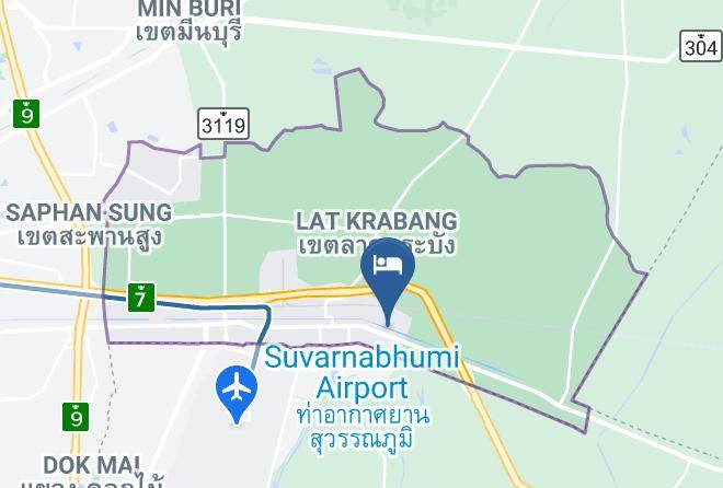 Riverside Airport Hotel Map