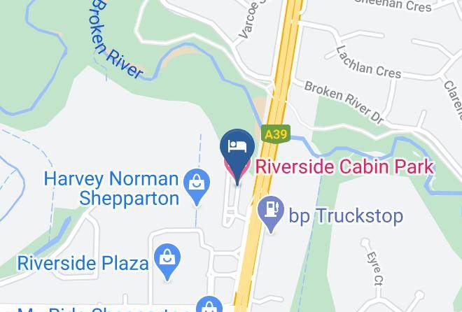 Greater Shepparton - Riverside Cabin Park Maps