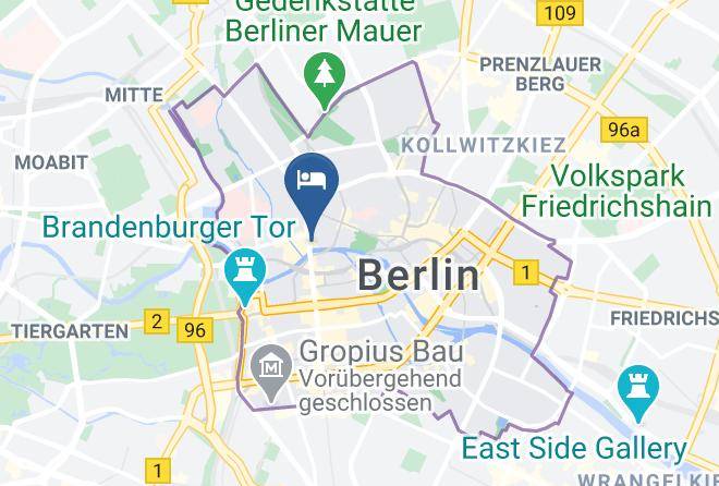 Stadt Berlin - Hotel Neuer Fritz Berlin Maps