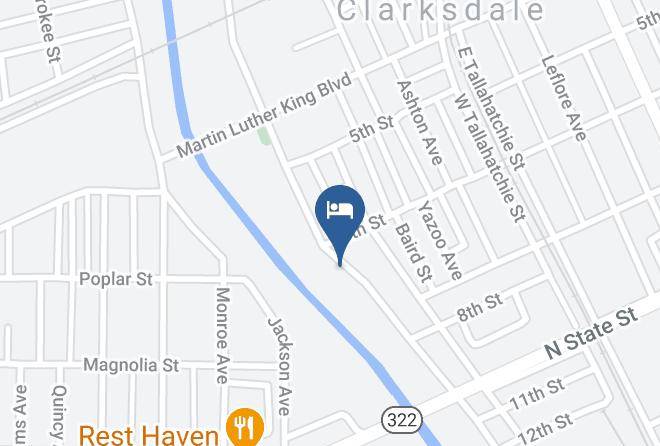 Coahoma - Riverside Hotel Maps