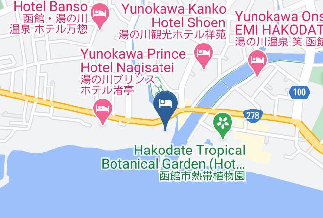 Hakodate City - Riverside Hotel Maps