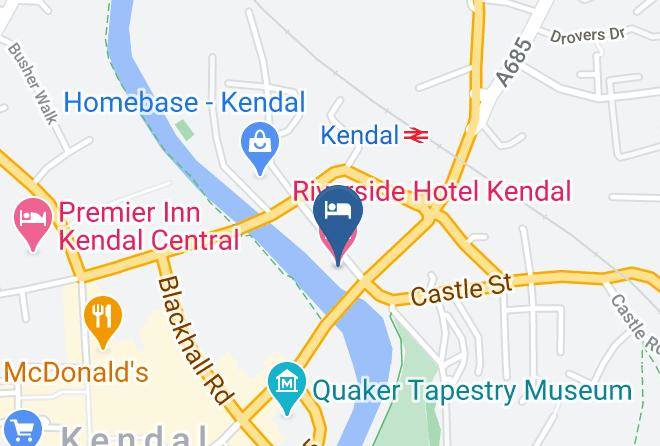 Cumbria - Riverside Hotel Kendal Maps