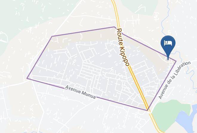 Lubumbashi - Riverside Hotel Maps