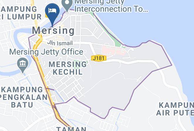 Daerah Mersing - Riverside Hotel Maps
