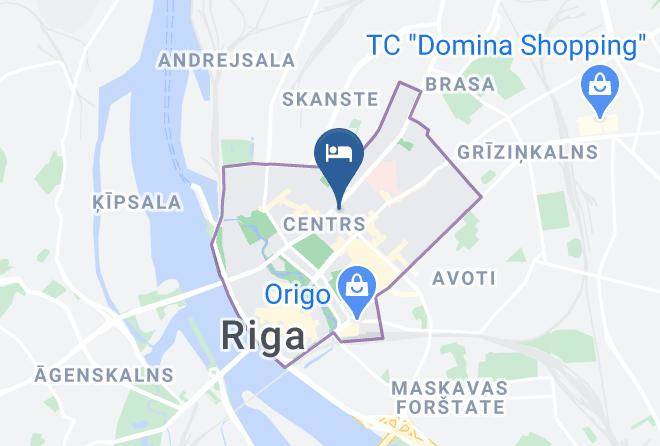 Riga - Riverside Hotel Maps